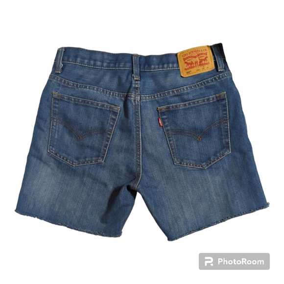Levi's Blue Jean Shorts for Women - Picture 3 of 8